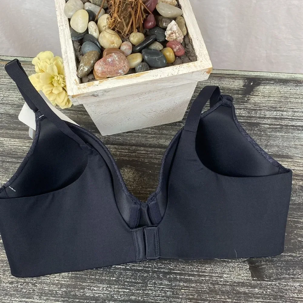 Vanity Fair Black Full Coverage Underwire 75346 Bra 38C NEW